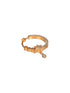 Gold Toned AD Zircon Studded Floral Designer Spring Nath