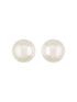 Anti-Tarnish Rhodium Toned Button Pearls Of 20mm Dailywear Studds Earrings