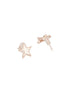 Anti-Tarnish Rose Gold Plated AD Studded Minimal Star Pendant jewellery Set