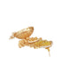 Gold Toned Yellow Stone & Kundan Lightweight Statement Large Jhumka Earrings
