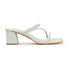 Women's Thin Strap Square Toe Block Heel Sandal