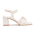 Women's Buckle Detail Square Toe Block Heel Sandals