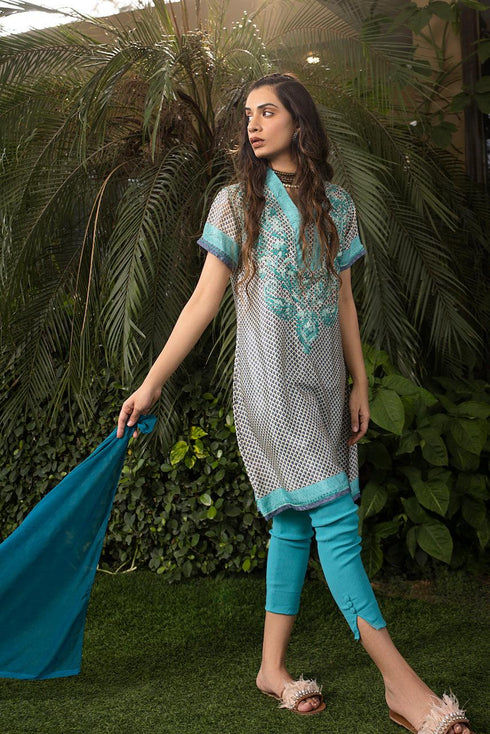 Hand embroidery Chikankari Tunic