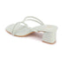 Women's Thin Strap Square Toe Block Heel Sandal