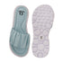 Women's Ruched Strap Comfort Slide Sandals