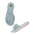 Women's Ruched Strap Comfort Slide Sandals