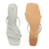 Women's Thin Strap Square Toe Block Heel Sandal