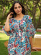 Printed Fit & Flared Midi Ethnic Dresses