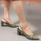 Solid Backstrap Women's Party Wear Heeled Sandal