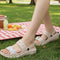 Women's Embellished Bow Slingback Waterproof Sandals