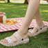 Women's Embellished Bow Slingback Waterproof Sandals