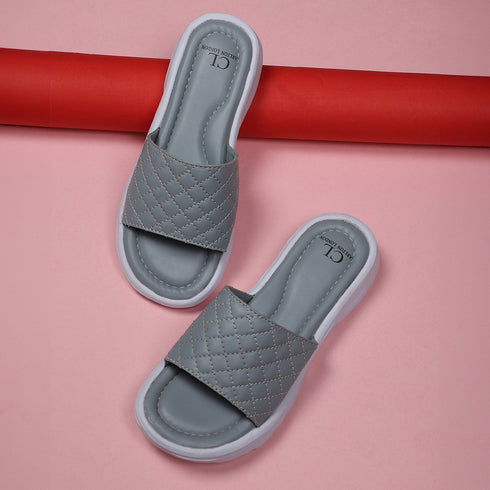 Women's Quilted Comfort Slide Sandals