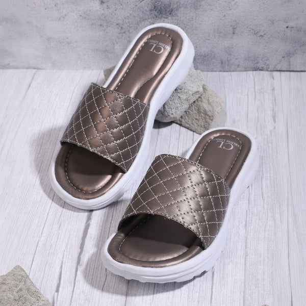Women's Quilted Comfort Slide Sandals