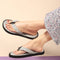 Women's Daily Wear Printed Thong Flip Flops