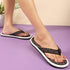 Women's Daily Wear Printed Thong Flip Flops