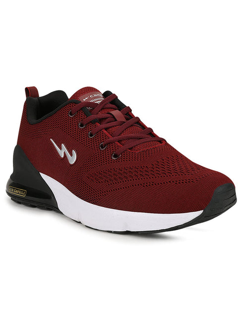 NORTH PLUS Burgundy Men's Running Shoes