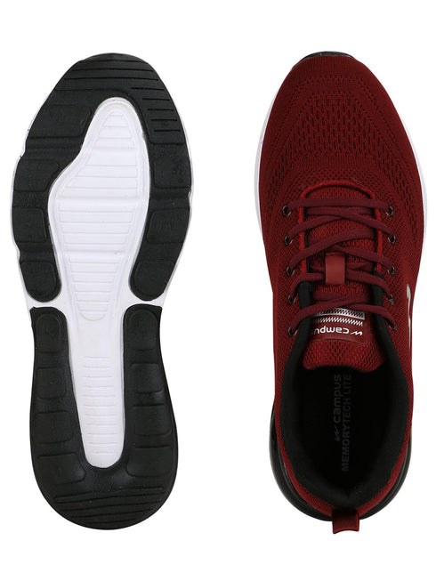 NORTH PLUS Burgundy Men's Running Shoes