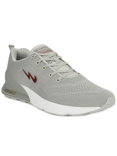 NORTH PLUS Grey Men's Running Shoes