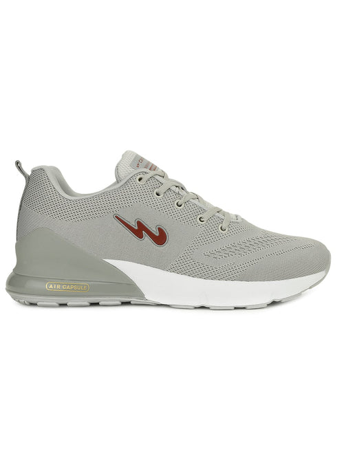 NORTH PLUS Grey Men's Running Shoes