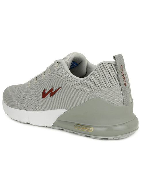 NORTH PLUS Grey Men's Running Shoes