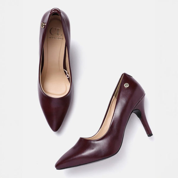 Women's Sophisticated Solid Buckled Pumps