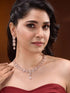 Designer necklace set stunning rose gold plated earrings