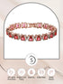 Rose Gold Plated Oval Pink Ruby Ad Studded Handcrafted Tennis Bracelet For Her