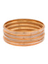 Set of 2 Gold Plated white AD Studded Handmade Designer Bangles