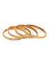 Set of 2 Gold Plated white AD Studded Handmade Designer Bangles