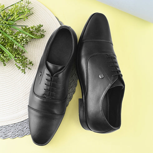 Men's Cap-Toe Lace-Up Dress Shoes