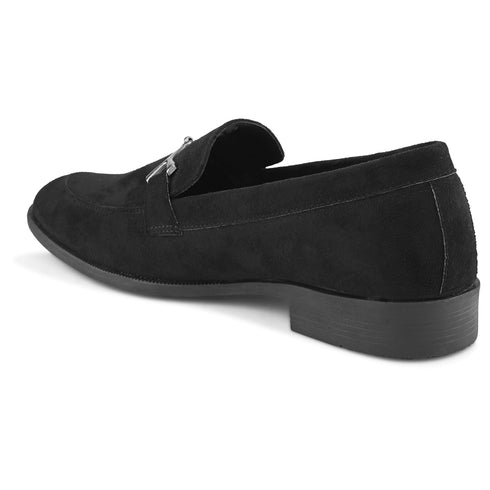Men's Suede Embellished Loafers