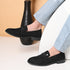 Men's Suede Embellished Loafers