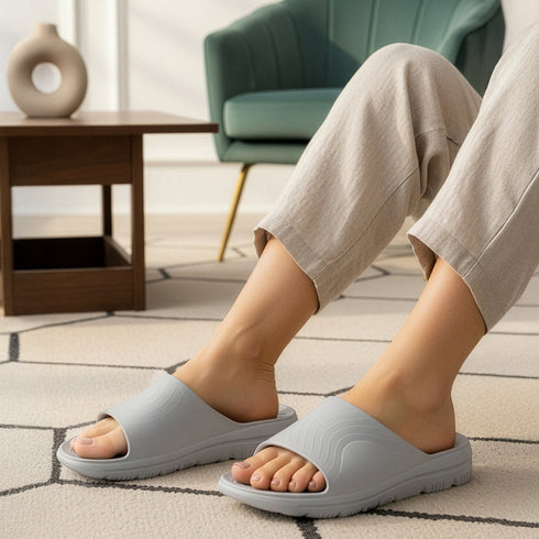 Men's Comfort Thong Flip-Flop with Contoured Footbed