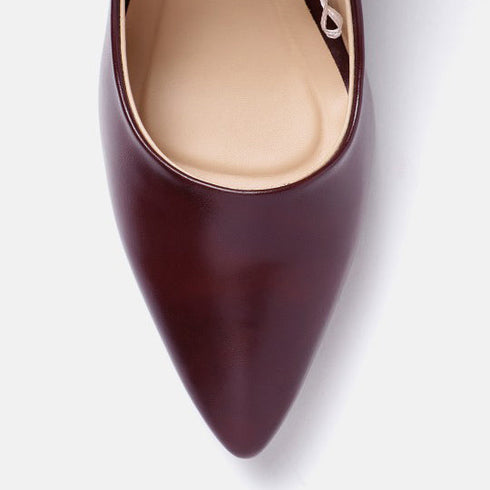 Women's Sophisticated Solid Buckled Pumps