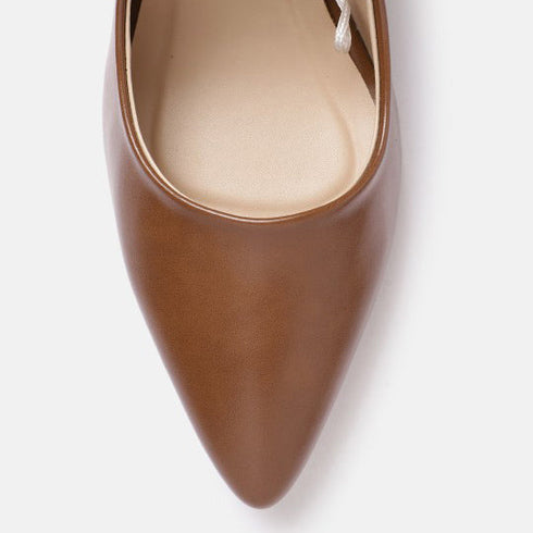 Women's Sophisticated Solid Buckled Pumps
