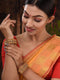 Set Of 2 Gold Plated Multi stone Studded Antique Bangles