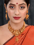 Gold Plated Exquisite Design Shiv Parivar Temple Jewellery Set