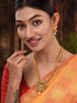 GoldPlated Kundan studded Handcrafted Necklace Jewellery Set