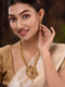 GoldPlated Multi Kundan studded Handcrafted Necklace Jewellery Set