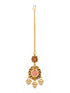 Gold Plated Pink AD studded Kundan Choker Jewellery Set