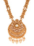 GoldPlated Kundan studded Handcrafted Necklace Jewellery Set