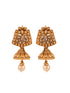 Gold Plated Kundan Studded Pearl Beaded Long Necklace Jewellery Set