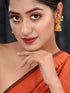 Gold Plated Multi stone studded Jhumka Earrings