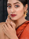 Gold Plated Multi stone studded Jhumka Earrings