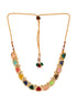 Gold Plated Multi Kundan studded modern Necklace Jewellery Set
