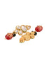 Gold Toned Kundan & Multi Bead studded Handcrafted Jewellery Set