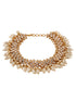 Gold Toned Kundan studded Paerl Beadded ethnic Bridal Anklet Anklet