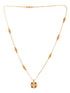 Gold Plated & Beaded Locket Chain Mangalsutra