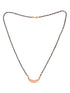 Set Of 2 Gold Plated AD Studded & Beaded Mangalsutra COMBO