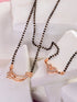 Set Of 2 Gold Toned AD Studded Delicate mangalsutra COMBO